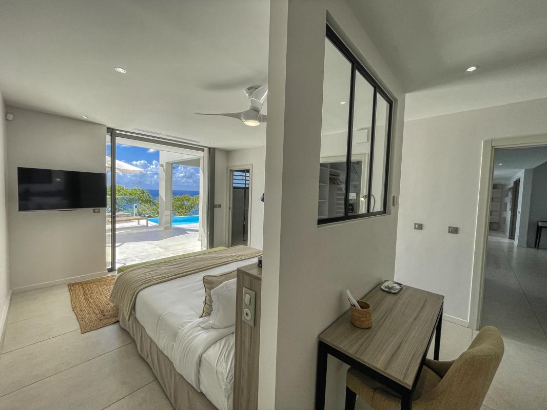 Guadeloupe Saint François location villa vue mer__chambre rdc-12